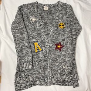 Black and white cardigan